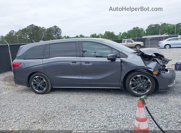 5FNRL6H94RB056347 2024 HONDA ODYSSEY Gray Вид задньої частини салону