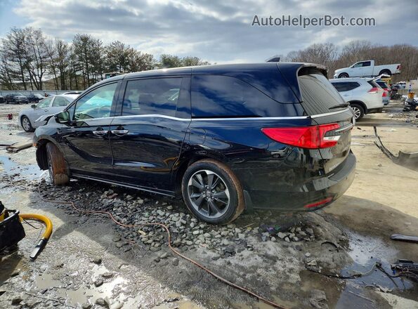 5FNRL6H96RB002578 2024 HONDA ODYSSEY Black Trasero izquierdo