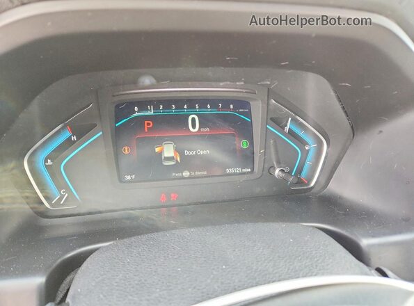 5FNRL6H96RB002578 2024 HONDA ODYSSEY Black Vista del cuadro de instrumentos