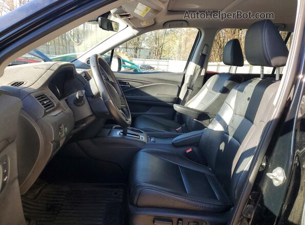 5FNYF5H53KB042892 2019 HONDA PILOT Черный Вид салона спереди