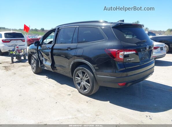 5FNYF6H37NB044962 2022 HONDA PILOT Black Tył lewy