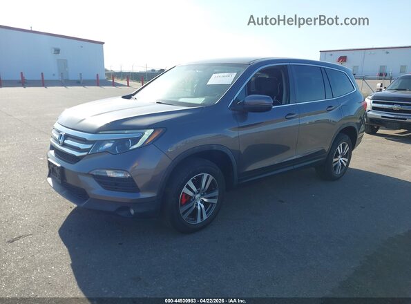5FNYF6H38HB031805 2017 HONDA PILOT Gray 