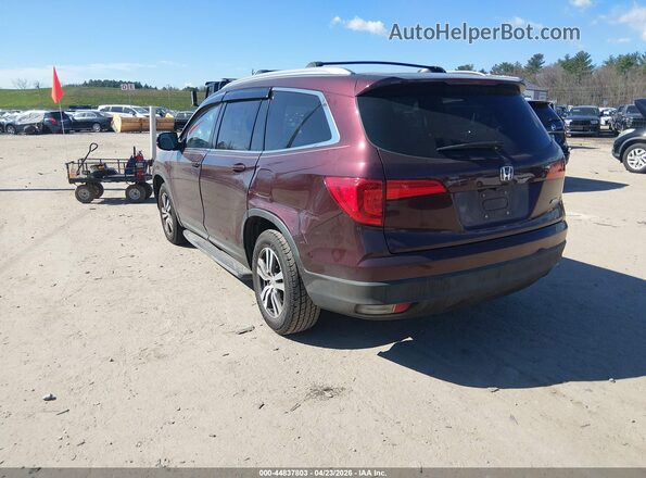 5FNYF6H54HB044262 2017 HONDA PILOT Red Задня ліва чверть