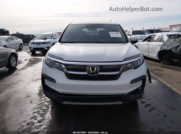 5FNYF6H57MB006759 2021 HONDA PILOT White Widok zestawu wskaźników