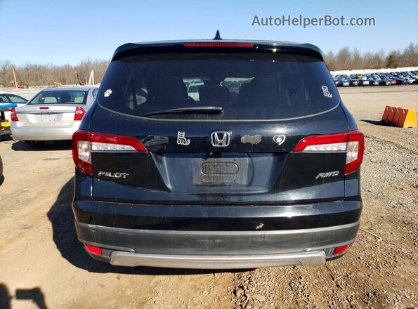 5FNYF6H59MB032179 2021 HONDA PILOT Черный Вид сзади
