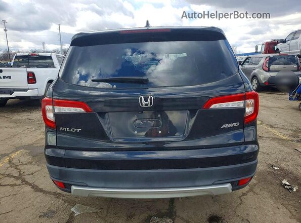 5FNYF6H5XLB014630 2020 HONDA PILOT Black Widok z tyłu