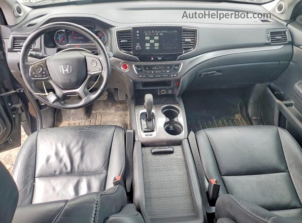5FNYF6H5XLB014630 2020 HONDA PILOT Black Widok deski rozdzielczej