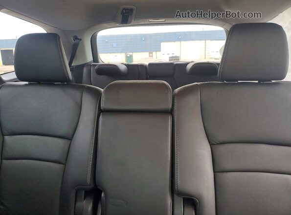 5FNYF6H5XLB014630 2020 HONDA PILOT Black Widok tylnych siedzeń