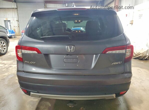 5FNYF6H5XMB066664 2021 HONDA PILOT Gray Rear view