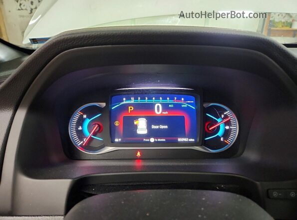 5FNYF8H01MB022746 2021 HONDA PASSPORT White Instrument cluster view