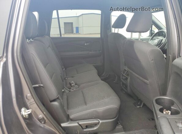 5FNYF8H23KB006580 2019 HONDA PASSPORT Gray უკანა სალონის ხედი