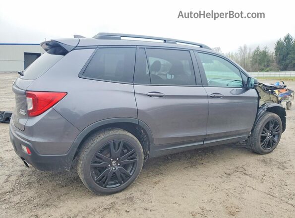 5FNYF8H23KB006580 2019 HONDA PASSPORT Gray უკანა მარჯვენა