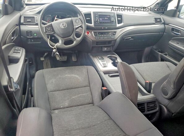 5FNYF8H23KB006580 2019 HONDA PASSPORT Gray წინა პანელის ხედი