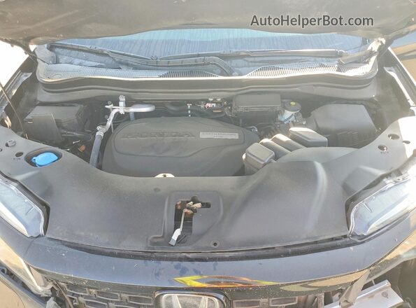 5FNYF8H55KB025268 2019 HONDA PASSPORT Black Engine compartment view