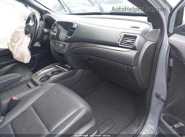 5FNYF8H57NB028144 2022 HONDA PASSPORT Blue Вид салону спереду