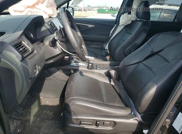 5FNYF8H5XPB032367 2023 HONDA PASSPORT Black Widok wnętrza z przodu