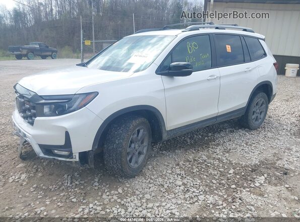 5FNYF8H64SB015002 2025 HONDA PASSPORT White Առջևի ձախ երեք քառորդ տեսարան