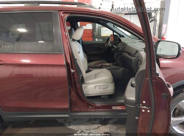 5FNYF8H96KB015237 2019 HONDA PASSPORT Maroon Սալոնի դիմացի տեսք
