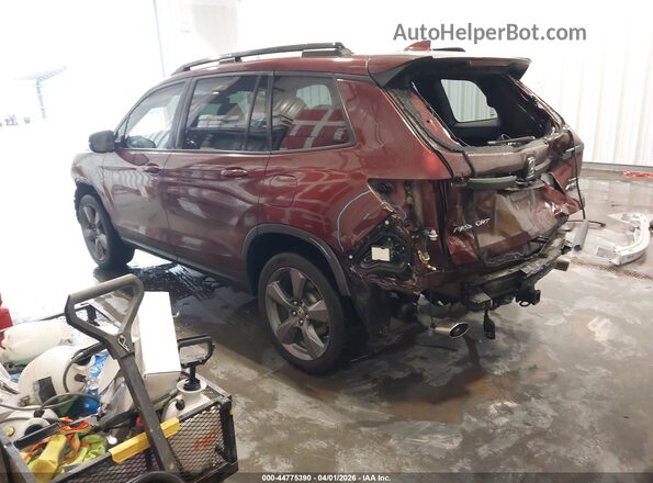 5FNYF8H96KB015237 2019 HONDA PASSPORT Maroon Հետևի ձախ