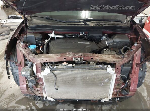 5FNYF8H96KB015237 2019 HONDA PASSPORT Maroon Հետևի տեսք