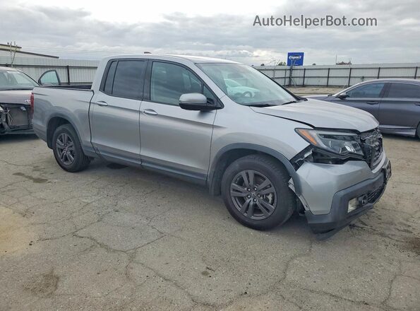 5FPYK2F17LB000986 2020 HONDA RIDGELINE Gray Front right