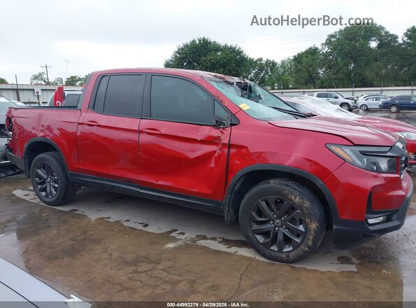 5FPYK3F10MB007821 2021 HONDA RIDGELINE Red Панорамний вид салону 360°