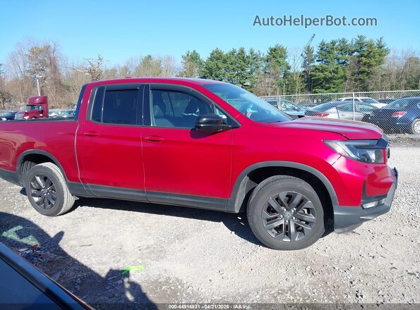5FPYK3F11MB026877 2021 HONDA RIDGELINE Red Vista interior trasera