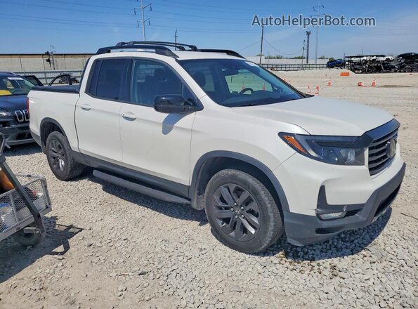 5FPYK3F13MB002192 2021 HONDA RIDGELINE White Передня права чверть