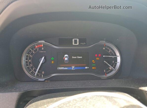 5FPYK3F13MB002192 2021 HONDA RIDGELINE White Вид щитка приладів