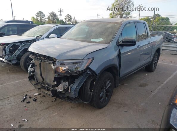 5FPYK3F14RB018974 2024 HONDA RIDGELINE Gray Front left