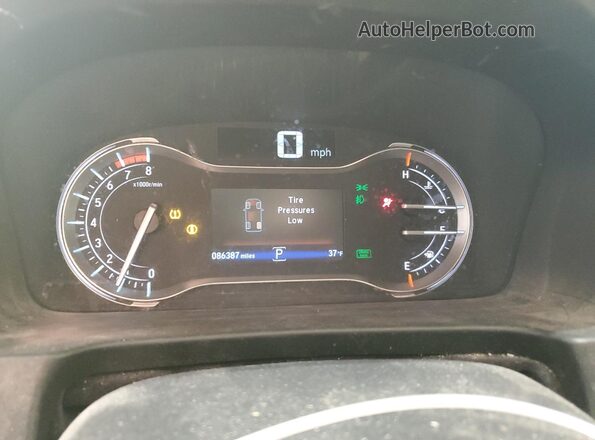 5FPYK3F16KB046099 2019 HONDA RIDGELINE Белый Вид щитка приборов