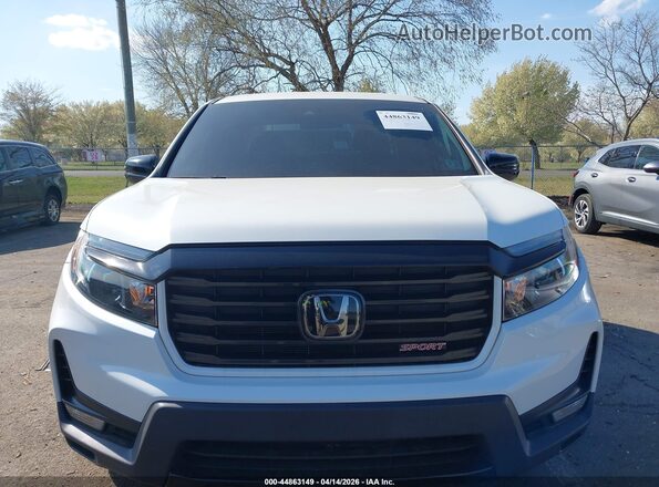 5FPYK3F16NB013396 2022 HONDA RIDGELINE White Widok zestawu wskaźników