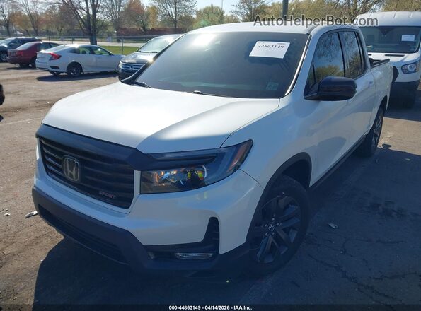 5FPYK3F16NB013396 2022 HONDA RIDGELINE White Przód lewy