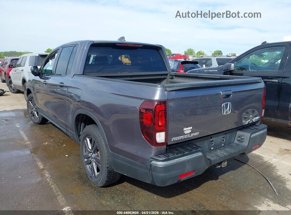 5FPYK3F19LB014555 2020 HONDA RIDGELINE Gray Trasero izquierdo