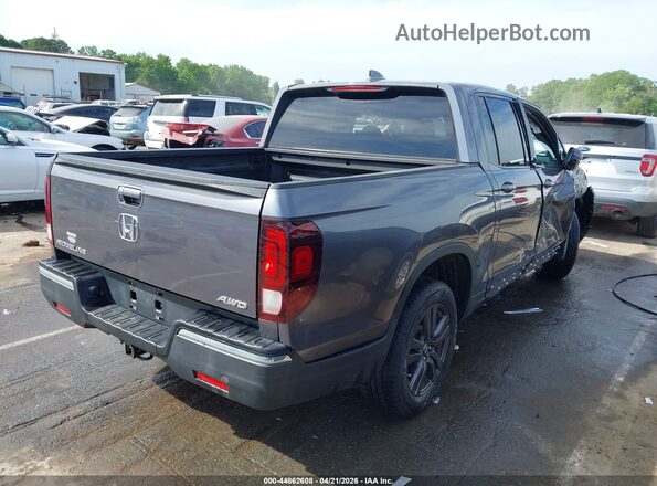 5FPYK3F19LB014555 2020 HONDA RIDGELINE Gray Trasero derecho