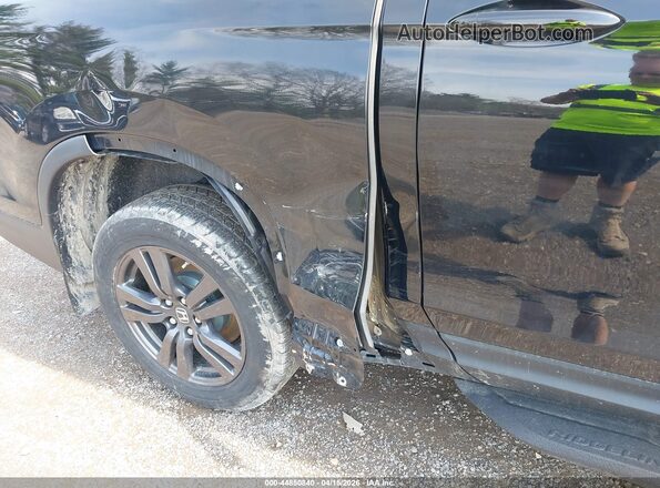 5FPYK3F1XKB045683 2019 HONDA RIDGELINE Black Вид спереду