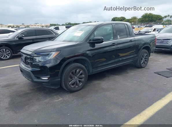 5FPYK3F1XRB017456 2024 HONDA RIDGELINE Black Przód lewy