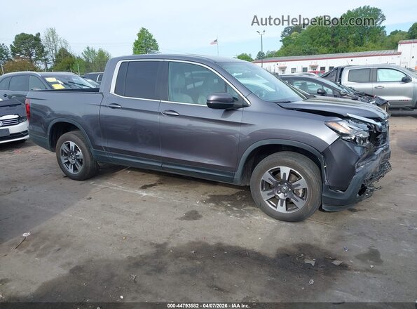 5FPYK3F50KB043704 2019 HONDA RIDGELINE Серый Вид задней части салона