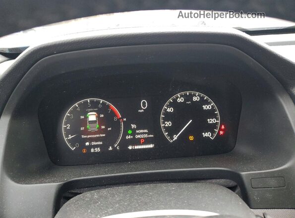 5FPYK3F51RB018434 2024 HONDA RIDGELINE Gray Widok zestawu wskaźników