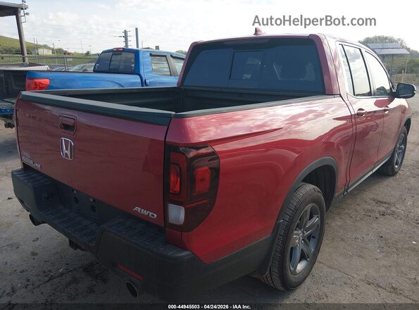 5FPYK3F52PB041816 2023 HONDA RIDGELINE Red Trasero derecho