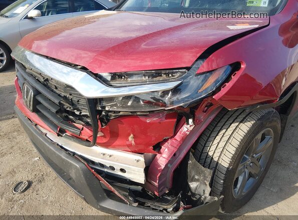 5FPYK3F52PB041816 2023 HONDA RIDGELINE Red Vista frontal