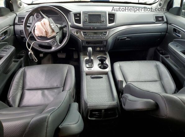 5FPYK3F53KB049075 2019 HONDA RIDGELINE Gray წინა პანელის ხედი