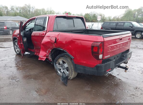 5FPYK3F54SB032155 2025 HONDA RIDGELINE Red Հետևի ձախ