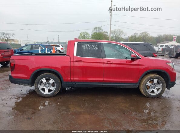 5FPYK3F54SB032155 2025 HONDA RIDGELINE Red Սալոնի 360 աստիճան տեսք