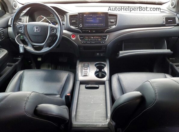 5FPYK3F58MB027222 2021 HONDA RIDGELINE Charcoal Առջևի վահանակի տեսք