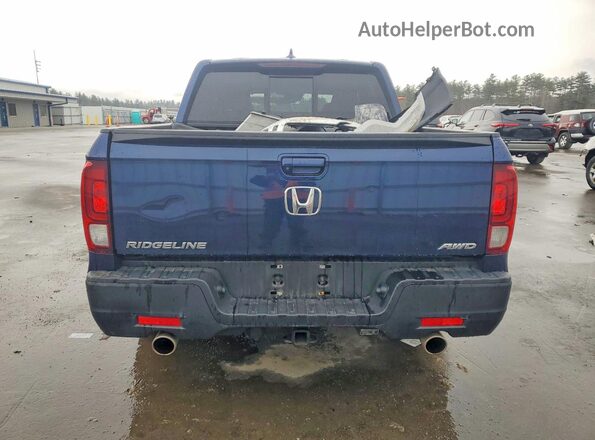 5FPYK3F59MB011031 2021 HONDA RIDGELINE Blue Вид ззаду
