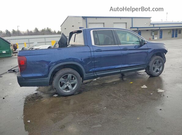 5FPYK3F59MB011031 2021 HONDA RIDGELINE Blue Задня права чверть