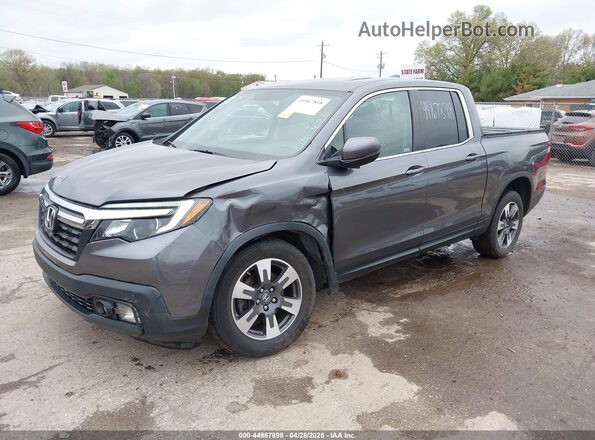5FPYK3F66KB029170 2019 HONDA RIDGELINE Gray 