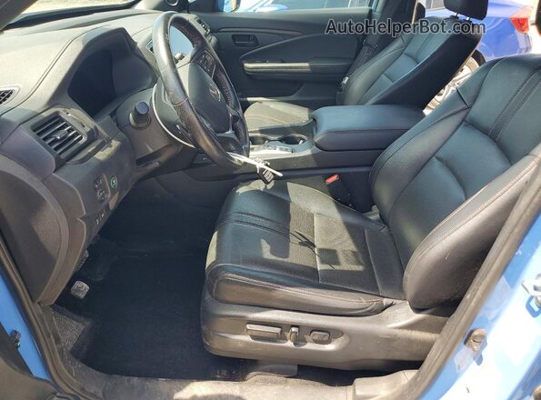 5FPYK3F66RB011732 2024 HONDA RIDGELINE Blue Vista interior delantera