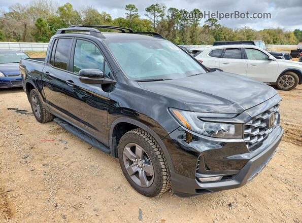 5FPYK3F68RB001977 2024 HONDA RIDGELINE Black Przód prawy